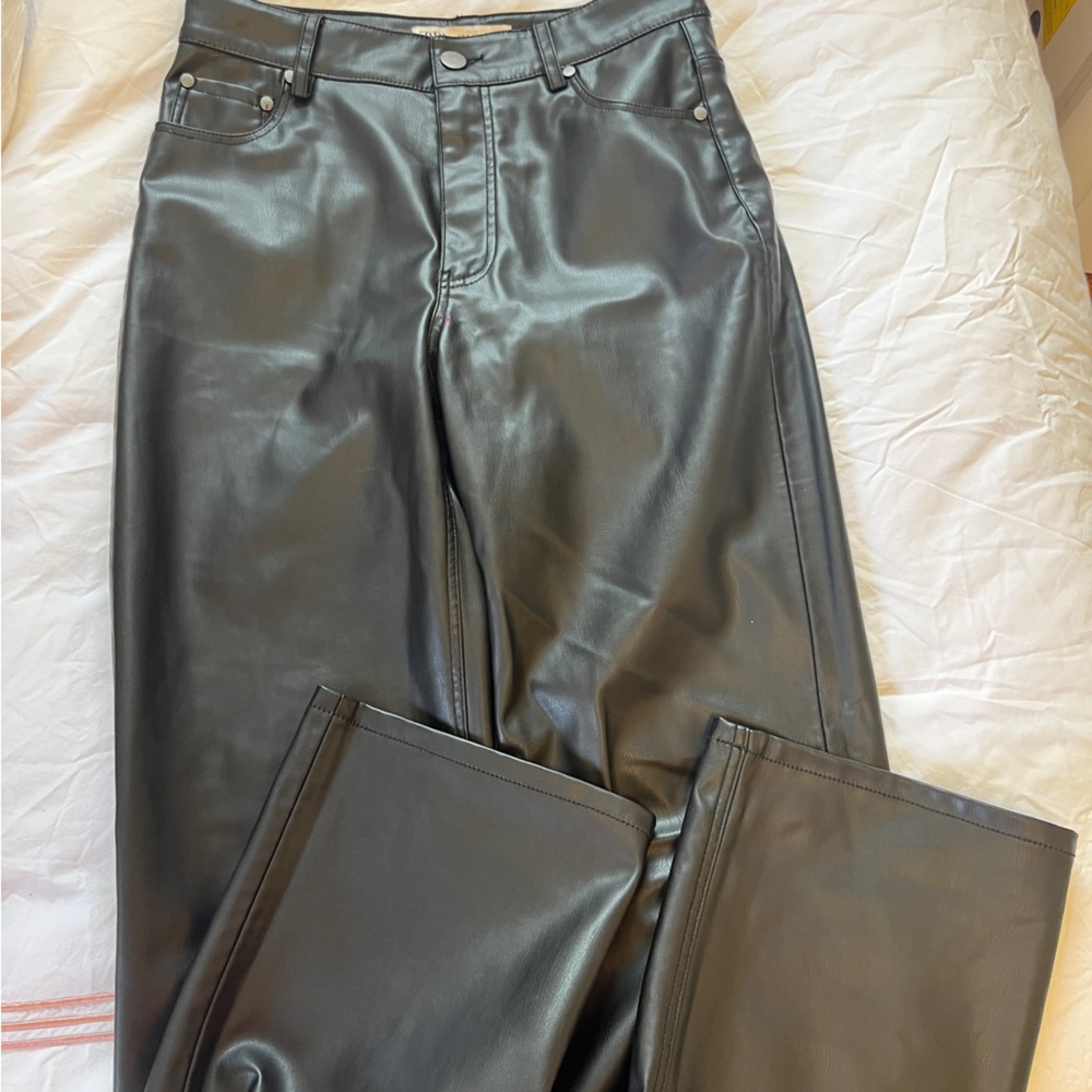 Zara Faux Leather Pants